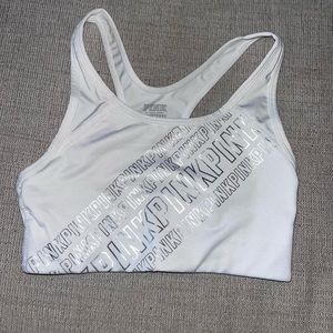 pink sports bra